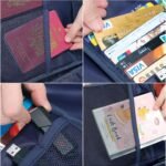 Anubhav Janni Document Bag Blue Multipurpose Organizer with Lock, Upgraded File Home Office Travel Safe Storage Office Multilayer Folders Pouch Bag Pocket Laptop Passport Home (Pack Of 1 Pcs) - Image 7
