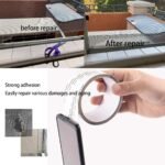 Anubhav Janni Screen Tape Mosquito Net Repair Tape Strong Adhesive Waterproof Window Net Covering Mesh For Door Tears Holes Patch Mosquito Tape Patch Repair Tap (Pack Of 2 Pcs) - Image 3