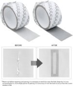 Anubhav Janni Screen Tape Mosquito Net Repair Tape Strong Adhesive Waterproof Window Net Covering Mesh For Door Tears Holes Patch Mosquito Tape Patch Repair Tap (Pack Of 2 Pcs) - Image 6