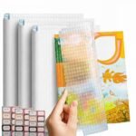 Anubhav Janni Book Cover Covers Waterproof Plastic Transparent Paper Sticker Textbooks Biding Protective Thick Sticky Students School Office Film Cover Sheet Textbook (Pack Of 1 Pcs)