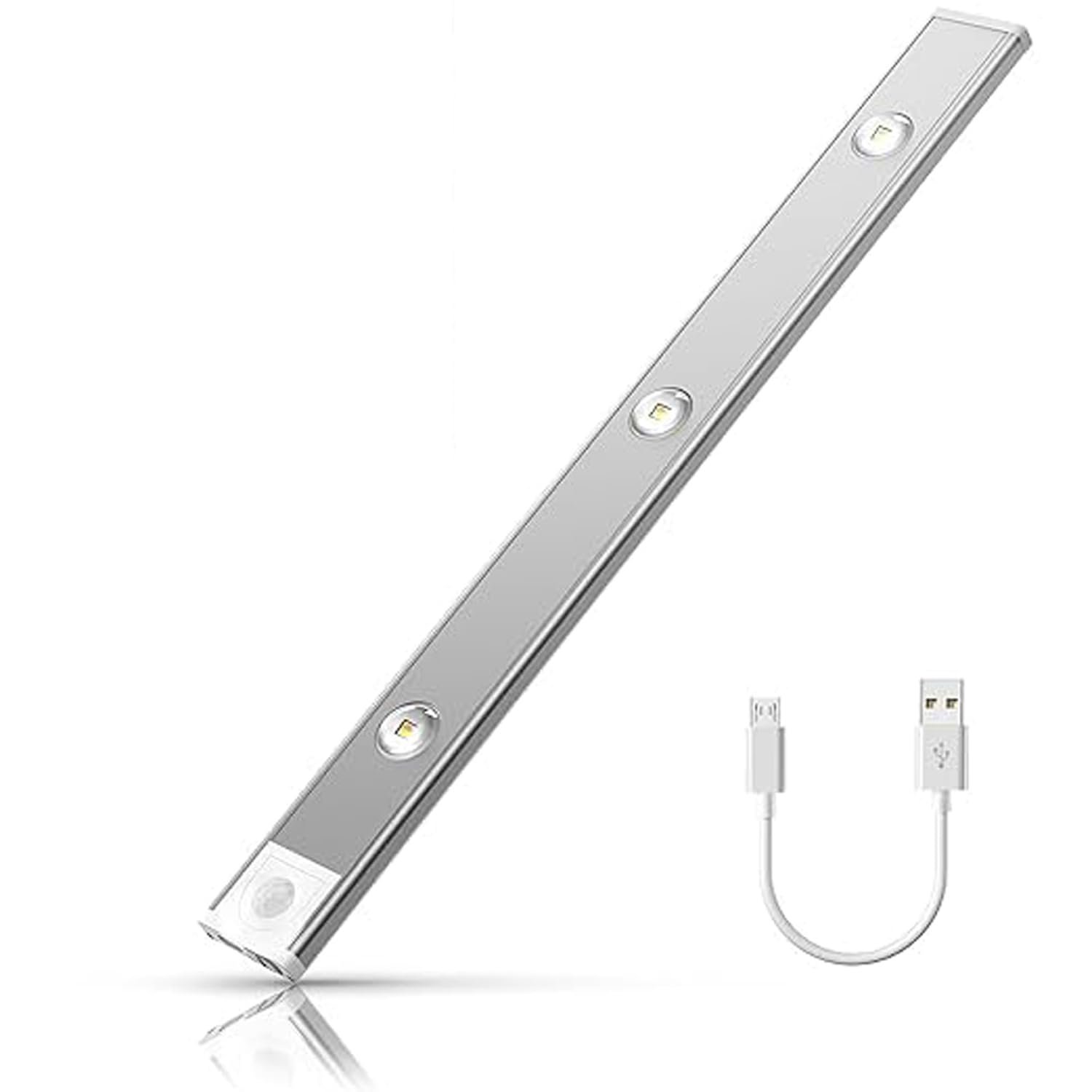 Anubhav Janni Sensor Light 40 Cm Motion Under Cabinet LED Color Modes Dimmable USB Rechargeable Closet Lamp Wireless Stick On Kitchen Battery Stair Hallway Light (Pack Of 1 Pcs) Anubhav Janni Sensor Light 40 Cm Motion Under Cabinet LED Color Modes Dimmable USB Rechargeable Closet Lamp Wireless Stick On Kitchen Battery Stair Hallway Light (Pack Of 1 Pcs) - Image 1