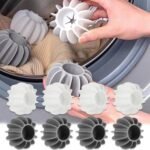 Anubhav Janni Lint Ball Small Washing Machine Cleaning Balls Soft Silicone Laundry for Deep Cleaning Pet Hair Removal Reusable Catcher Hand Wash Clothes Wrinkle (Pack Of 10 Pcs) - Image 2