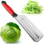 Anubhav Janni 2 Blade Vegetable Cutter Slicer Double Slice Slicing Knife Fish Scale Cleaner Knives Cabbage Cucumber Carrot Onion Peeler Fruit Stainless Steel Kitchen Chopper (Pack Of 1 Pcs)