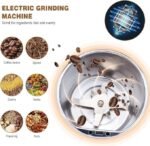 Anubhav Janni New Coffee Grinder Electric Spice Grinder Handle Manual Handheld Mill Operated Hand Crank Electric Masala Herbs Coffee Kitchen Masala Blades Ideal Travel (Pack Of 1 Pcs) - Image 4