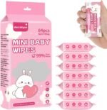 Anubhav Janni Mini Wet Wipes Disposable Baby Wipes Face Hands Cleansing Babies Kids Adults Soft Gentle Travel Size Tissues Portable Pocket Water Children Hand Face Cleansing Wipes (Set Of 1)