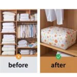 Anubhav Janni Blanket Cover Storage bag Folding Organizer Moisture Proof Mildew Dust Water Proof Washable Bags For Clothes Jackets Pillows Blankets Bag Under Bed Quilt Clothes (Pack Of 1 Pcs) - Image 7