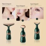 Anubhav Janni 3 In 1 Face Massager In Anti Wrinkles Neck Eyes Skin Care Vibration Facial Slimming Beauty Device Tightening Massage Kit with Modes Care Improve Firmness Smoothing (Pack Of 1 Pcs) - Image 2