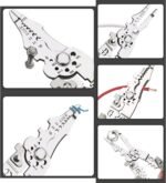Anubhav Janni All In 1 Wire Stripper All in 1 Crimping Tool Stainless Steel Cutter Cable Crimper DIY Electrical Work Hand Wiring Work Cutter Cuts Crimps Cables Pros in Stripper (Pack Of 1 Pcs) - Image 4
