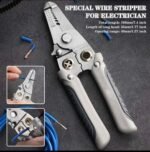 Anubhav Janni 6 In 1 Wire Stripper Professional Stripper Wire Crimping Tool Cutter Crimper Electric Cable Stripper Wiring Tools Cutter Looping Pliers Stripping Cutting (Pack Of 1 Pcs) - Image 6