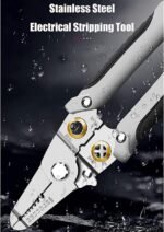 Anubhav Janni 6 In 1 Wire Stripper Professional Stripper Wire Crimping Tool Cutter Crimper Electric Cable Stripper Wiring Tools Cutter Looping Pliers Stripping Cutting (Pack Of 1 Pcs) - Image 9
