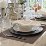 Anubhav Janni Place Mat Brown Placemats Place Mats Kitchen Dining Table Heat Resistant Stain Anti Skid Washable Table Mats Vinyl Dinner Viny Heat Resistant Placement (Pack Of 2 Pcs) - Image 2