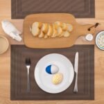 Anubhav Janni Place Mat Brown Placemats Place Mats Kitchen Dining Table Heat Resistant Stain Anti Skid Washable Table Mats Vinyl Dinner Viny Heat Resistant Placement (Pack Of 2 Pcs) - Image 8