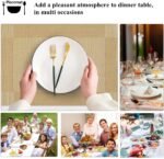 Anubhav Janni Place Mat Golden Set Elegant Durable Decorative Table Mats Heat Resistant Non Slip Perfect For Dining Room Kitchen Special Occasions Placemats (Pack Of 2 Pcs) - Image 6