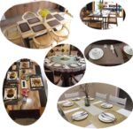 Anubhav Janni Place Mat Golden Set Elegant Durable Decorative Table Mats Heat Resistant Non Slip Perfect For Dining Room Kitchen Special Occasions Placemats (Pack Of 2 Pcs) - Image 8