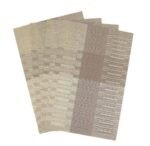 Anubhav Janni Place Mat Skin Line Placemats For Dining Table Washable Heat Resistant Table Mats Stain Resistant Woven Vinyl Mats Insulation Heat Kitchen Resistant Anti Slip Home (Pack Of 2 Pcs) - Image 3