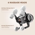 Anubhav Janni Neck Massager Cervical Pain Relief Electric Deep Tissue Shiatsu Infrared Heat Therapy Kneading Massage Machine Full Body Relax Neck Muscles Back Massager (Pack Of 1 Pcs) - Image 5