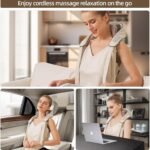 Anubhav Janni Neck Massager Cervical Pain Relief Electric Deep Tissue Shiatsu Infrared Heat Therapy Kneading Massage Machine Full Body Relax Neck Muscles Back Massager (Pack Of 1 Pcs) - Image 7