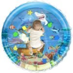 Anubhav Janni Round Baby Water Play Mat Inflatable Round Shape Baby Play for Babies and Toddlers Leak-Resistant Sensory Gym Infants Indoor Outdoor Water-Filled Activity (pack of 1)