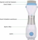 Anubhav Janni V Comb Electric Head Lice With Vacuum Suction Anti Lice Nits Removal Device Kids Adults Reusable Stainless Steel Filter Chemical Free Treatment Electrical Chemical(Pack Of 1 Pcs) - Image 4