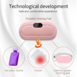 Anubhav Janni Period Pain Massager 3 Cramp Relief Heating Pad Device With Massage Modes For Menstrual Belly Back Relief Display Comfortable Belt Portable Cordless Cramps Stomach (Pack Of 1 Pcs) - Image 5