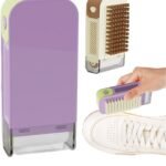 Anubhav Janni 2 In 1 Cloth Washing Brush Foaming Soap Box with Roller Scrub Portable Bar Dispenser for Cleaning Storage  Travel Holes Spring Holder Dishwashing Bathroom (Pack Of 1 Pcs)