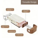 Anubhav Janni 2 In 1 Cloth Washing Brush Foaming Soap Box with Roller Scrub Portable Bar Dispenser for Cleaning Storage  Travel Holes Spring Holder Dishwashing Bathroom (Pack Of 1 Pcs) - Image 6