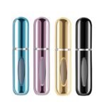 Anubhav Janni Mini Perfume Bottle Atomizer Spray? Travel Size Perfume Spray Scent Pump Case Compact  Dispenser for Daily Refillable Bottle Spray Bottles Aluminum Cologne Dispenser (pack of 1)