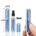 Anubhav Janni Mini Perfume Bottle Atomizer Spray? Travel Size Perfume Spray Scent Pump Case Compact  Dispenser for Daily Refillable Bottle Spray Bottles Aluminum Cologne Dispenser (pack of 1) - Image 7