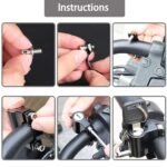 Anubhav Janni Metal Universal Motorcycle Helmet Lock Bike Handle Security 2 Keys Electric Bicycles Scooters Motorcycles Motorbike Accessories Bike Handlebar Tubing Lock (Pack Of 1 Pcs) - Image 6