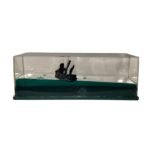 Anubhav Janni Black Titanic Ship Decoration - Unsinkable Model in a Clear Motion Bottle for Stress Relief Office or Home Desk Decor Gift and Paperweight Design Moving Cruise  (pack of 1)