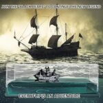 Anubhav Janni Black Titanic Ship Decoration - Unsinkable Model in a Clear Motion Bottle for Stress Relief Office or Home Desk Decor Gift and Paperweight Design Moving Cruise  (pack of 1) - Image 8