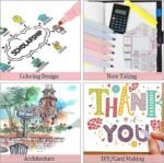 Anubhav Janni Highlighter Pen Aesthetic Cute Highlighters pen, Bible Chic Modern Minimal Pastel Tip Soft Chisel Marker Pens  Journaling Home Dual No Bleed Markers Study School Office (Set Of 6) - Image 5
