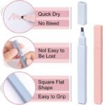 Anubhav Janni Highlighter Pen Aesthetic Cute Highlighters pen, Bible Chic Modern Minimal Pastel Tip Soft Chisel Marker Pens  Journaling Home Dual No Bleed Markers Study School Office (Set Of 6) - Image 6