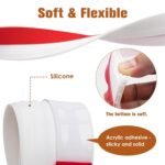 Anubhav Janni Door Shield Tape White Silocone Sealing Strip  Home Silicone Waterproof Window Door Seal Cockroach Insect Bugs Stopper White Red Sealer Rubber Bottom Office (Pack Of 1 Pcs) - Image 3