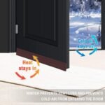 Anubhav Janni Door Shield Tape Brown Bottom Sealing Strip Self Adhesive Rubber Gap Filler Draft Stopper Silicone And Window Strip For Home Weather Stripping Air Gap (Pack Of 1 Pcs) - Image 6
