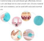 Anubhav Janni Long Handle Bath Brush Silicone Back Scrubber Shower Bath Body Brush with Long Handle BPA-Free Hypoallergenic Eco-Friendly for Soft brush Exfoliator Shower New Update (pack of 1) - Image 3