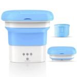 Anubhav Janni Mini Washing Machine Portable Machine Mini Washer Upgraded Spin Basket Clothes Folding Underwear Travel Home Baby Clothes Suitable Underwear Deep Cleaning Clothes (Pack Of 1 Pcs)