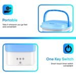 Anubhav Janni Mini Washing Machine Portable Machine Mini Washer Upgraded Spin Basket Clothes Folding Underwear Travel Home Baby Clothes Suitable Underwear Deep Cleaning Clothes (Pack Of 1 Pcs) - Image 5
