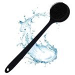 Anubhav Janni Long Handle Bath Brush Silicone Back Scrubber Shower Bath Body Brush with Long Handle BPA-Free Hypoallergenic Eco-Friendly for Soft brush Exfoliator Shower New Update (pack of 1) - Image 9