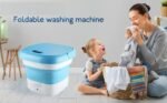 Anubhav Janni Mini Washing Machine Portable Machine Mini Washer Upgraded Spin Basket Clothes Folding Underwear Travel Home Baby Clothes Suitable Underwear Deep Cleaning Clothes (Pack Of 1 Pcs) - Image 6