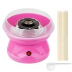 Anubhav Janni Cotton Candy Maker Mini Electric Machine Home Fast Floss Removable Bowl Splash Guard Tabletop Party Dessert Kids Family Celebrations Hard Candy Sugar Free Floss (Pack Of 1 Pcs) - Image 2