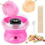 Anubhav Janni Cotton Candy Maker Mini Electric Machine Home Fast Floss Removable Bowl Splash Guard Tabletop Party Dessert Kids Family Celebrations Hard Candy Sugar Free Floss (Pack Of 1 Pcs) - Image 3