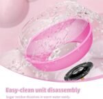 Anubhav Janni Cotton Candy Maker Mini Electric Machine Home Fast Floss Removable Bowl Splash Guard Tabletop Party Dessert Kids Family Celebrations Hard Candy Sugar Free Floss (Pack Of 1 Pcs) - Image 8