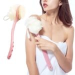 Anubhav Janni 2 in 1 Bath Brush Handle with Bristles and Loofah Shower Back Scrubber Sponge Long for Wet or Dry Men Women Exfoliating With Curved Handled Skin Bath Massage Suitable (pack of 1) - Image 9