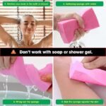 Anubhav Janni Old Bath Brush Super Soft Body Sponge for Shower 3D Exfoliating Gentle Scrubber Sensitive Skin Adults Quick-Dry Reusable Ultra Asian Japanese Spa Cellulite Massager (pack of 1) - Image 5