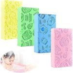 Anubhav Janni Old Bath Brush Super Soft Body Sponge for Shower 3D Exfoliating Gentle Scrubber Sensitive Skin Adults Quick-Dry Reusable Ultra Asian Japanese Spa Cellulite Massager (pack of 1) - Image 9