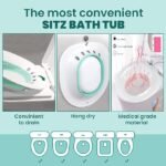 Anubhav Janni Sitz Bath Tub with Air Pump Large Capacity Portable Perineal Soaking Basin for Postpartum Care and Hemorrhoids Recovery Fissure With Pressure Foldable Pregnant Women (pack of 1) - Image 6