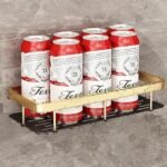 Anubhav Janni Bathroom Rack Golden Wall-Mounted Shelf Multipurpose Self-Adhesive Storage Organizer for Toiletries Accessories No-Drill Rustproof Holder Aluminium Heavy Duty Self (pack of 1) - Image 4