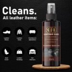 Anubhav Janni 3d Leather Polish Care Clean Shine Seats Wallet Belt Restorer Protectant Long Lasting Conditioner Sofa Car Bags Jacket Sofa Car Seat Jacket Bag Belt Spray Polish (Pack Of 1 Pcs) - Image 4
