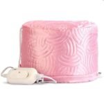 Anubhav Janni Spa Cap Hair Care Thermal Head Treatment with Beauty Steamer Nourishing Heating For Women for Deep Conditioning Pink Home Adjustable Heat Mask Dry Damaged Frizz Repair (pack of 1)